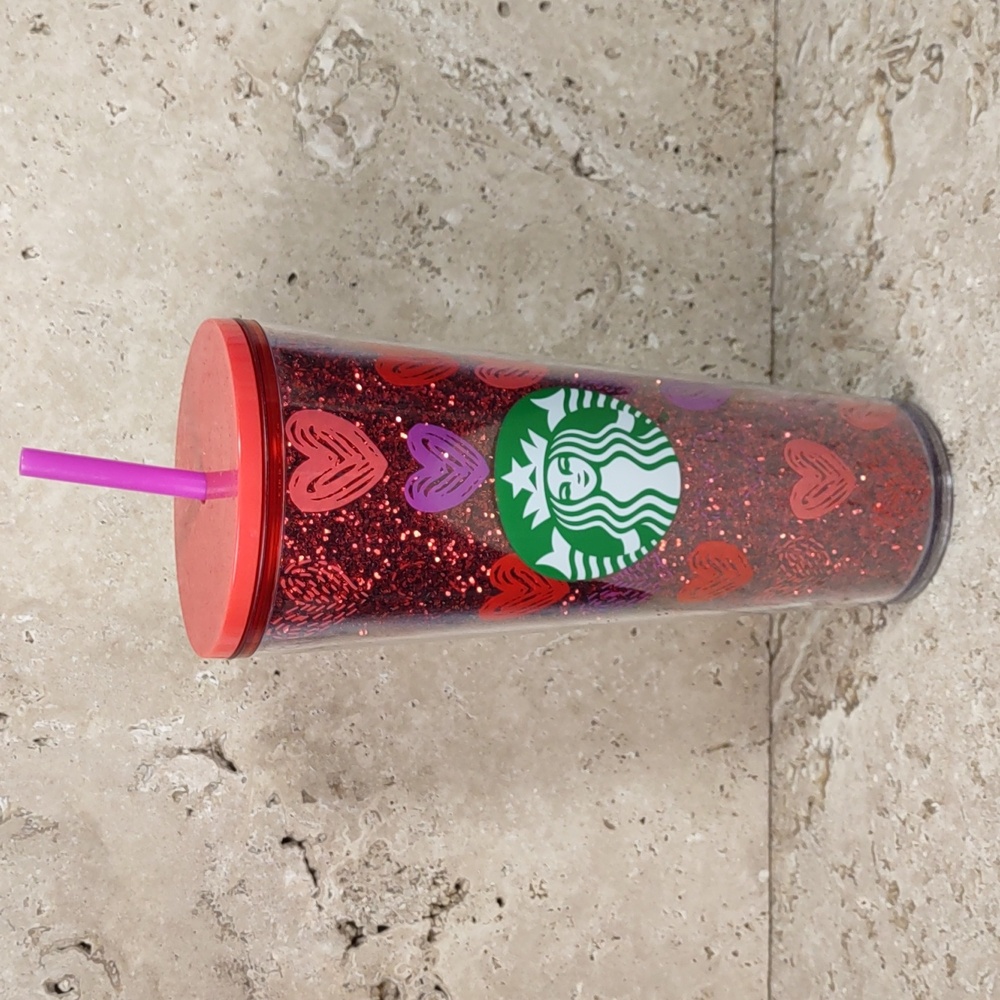 Starbucks 2022 Sparkle Valentine 24oz Acrylic Tumbler